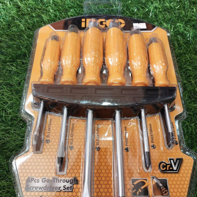 BỘ TUỐC NƠ VÍT ĐÓNG 6 CHI TIẾT INGCO HSGTDC180601 - HÀNG CHÍNH HÃNG