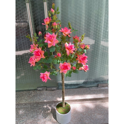 Cây hoa hồng 1,4m giả