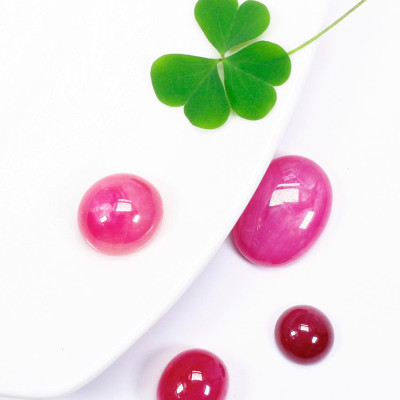 Mặt dây chuyền, mặt nhẫn oval đá Ruby mệnh hỏa, thổ - Ngọc Quý Gemstones