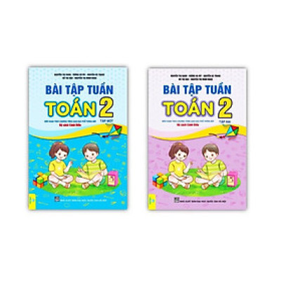 Sách - Combo Bài Tập Tuần Toán 2 tập 1 + 2 - Biên soạn theo chương trình GDPT mới (cánh diều)