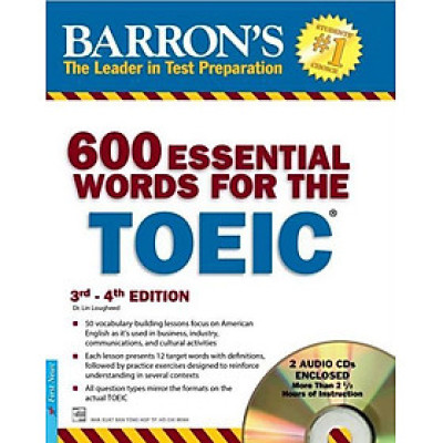 600 Essential Words For The Toeic (3rd - 4th) (Kèm 2 CD)