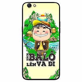 Ốp lưng in cho Oppo F3 Mẫu Xách Balo Lên Nam