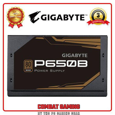 Nguồn GIGABYTE GAGP P650B 650W (80 PLus Bronze/Màu Đen) - Hàng Chính Hãng