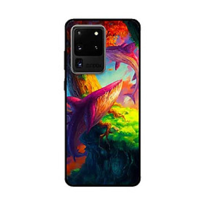 Ốp Lưng Dành Cho Samsung Galaxy S20 Ultra mẫu Đàn Cá Voi - Hàng Chính Hãng