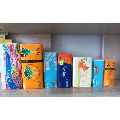 Túi 10 gói GIẤY RÚT GẤU TRÚC MyLan Gói 100 Tờ 3 LỚP, dai, mềm và mịn, đảm bảo an toàn, không bụi