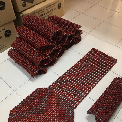 Đệm Lót Ghế Xe Ô Tô Hạt Gỗ ( hình thật )