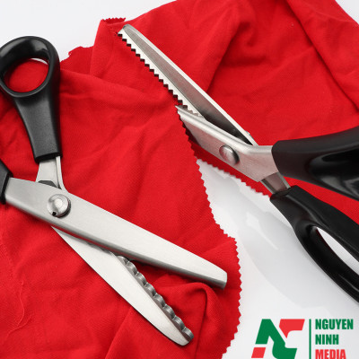 Kéo răng cưa 3mm - 18mm, Kéo cắt viền, Kéo cắt hàng làm thủ công cao cấp (bầu tròn và răng nhọn) - VSP Cao cấp