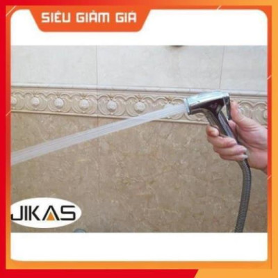 Vòi xịt vệ sinh cao cấp, kèm dây dẫn và đế cài 206804