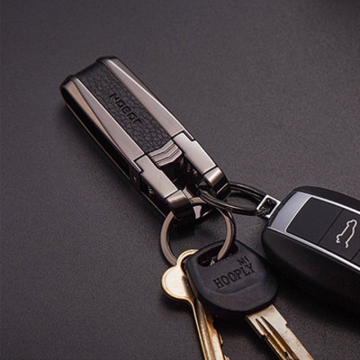 Móc Chìa Khóa Xe Ô Tô Xe Máy Thép Không Gỉ Mẫu Vuông JOBON | Móc Chìa Khóa Thép Không Gỉ Cao Cấp Chắc Chắn, Sang Trọng, Đẳng Cấp