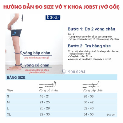 Vớ y khoa gối JOBST UltraSheer - Siêu Mỏng hỗ trợ điều trị giãn tĩnh mạch chân 