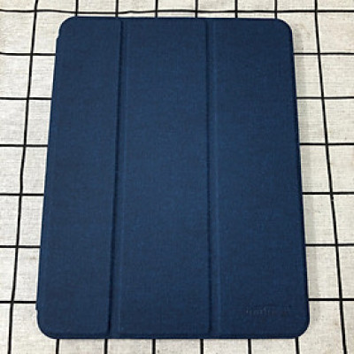 Bao da chính hãng Mutural cao cấp cho iPad Pro 12.9 2020 có khay đựng bút - Xanh đen