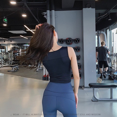 ÁO CROPTOP SÁT NÁCH NỮ TẬP GYM,YOGA CÓ SẴN MÚT - HÀNG QUẢNG CHÂU CAO CẤP