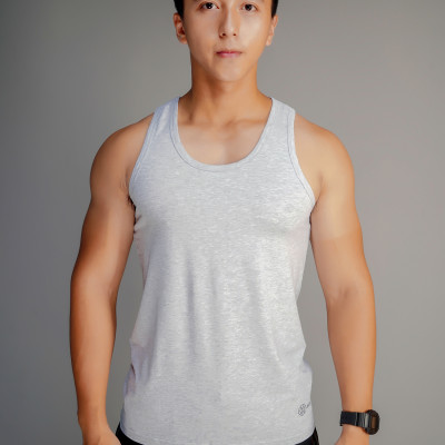 Combo 2 áo ba lỗ nam/áo 3 lỗ nam, sợi cotton mềm mịn siêu thoáng mát, thấm hút mồ hôi cực tốt, co giãn 4 chiều MRM FASHION -CM