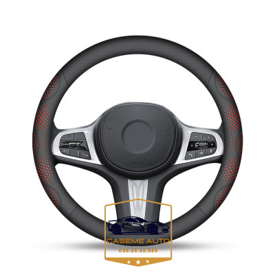 Bọc Vô Lăng Ô Tô 3D Da Nappa Cao Cấp – Siêu Mỏng, Thoáng Khí, Chống Trơn Trượt - Hàng Nhập Khẩu