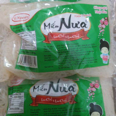 Combo 6 Gói Miến Nưa Vị Nguyên Das Keto 240g