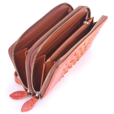 Ví nữ da cá sấu 2 khóa gai nhiều màu Huy Hoàng HT3208-09-10