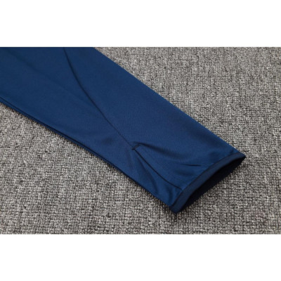 Bộ Quần Áo Thể Thao Nỉ Manchester United - Xanh Cam bản nhập Trung cao cấp