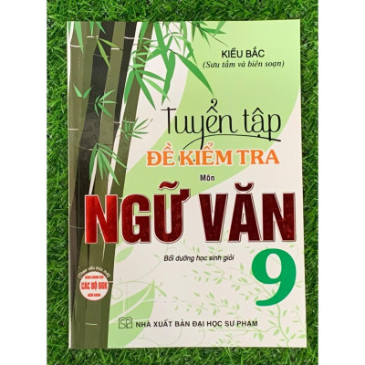 Sách - Tuyển Tập Đề Kiểm Tra Môn Ngữ Văn 9 Bồi Dưỡng Học Sinh Giỏi (HA-MK1)