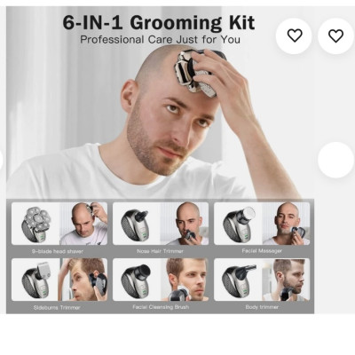 Máy cạo râu điện đa chức năng York Seiko 9 Lưỡi, Dùng Cho Người Đầu Hói - Hàng GIA DỤNG VIP