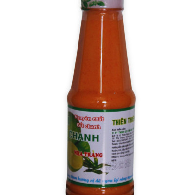 Combo 6 Muối Ớt Chanh Chai 250g Màu Đỏ Thương Hiệu Thiên Thiên Food Đặc sản Nha Trang