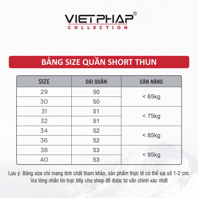 Quần Short Thun Cao Cấp VIỆT PHÁP/ Form Basic - Chất liệu cotton thoáng mát co dãn tốt 92330