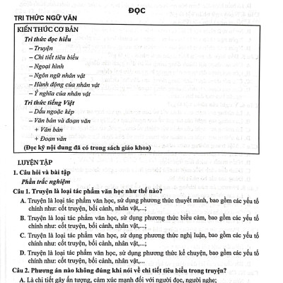 Bài Tập Phát Triển Năng Lực Ngữ Văn 6 - Tập 2