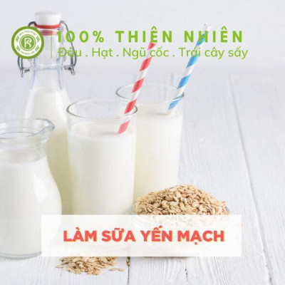 Yến Mạch Cán Dẹt Real Food (Oats) - 2kg/500g/100g/180g