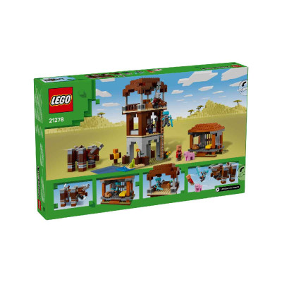 Đồ Chơi Lắp Ráp Trạm Canh Của Kẻ Cướp Và Quái Thú Ravager LEGO MINECRAFT 21278 (665 chi tiết)