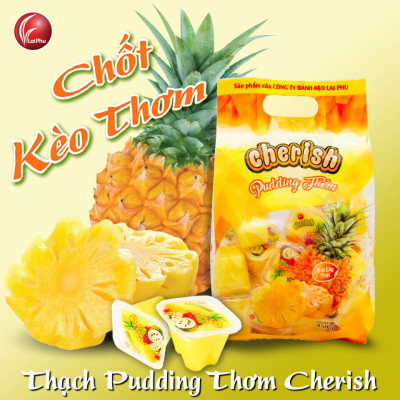 Thạch pudding Cherish vị Thơm 850g