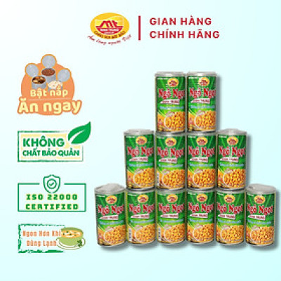 Ngô ngọt Minh Trung 320g - Ngô Ngọt 12 (combo 12 lon)