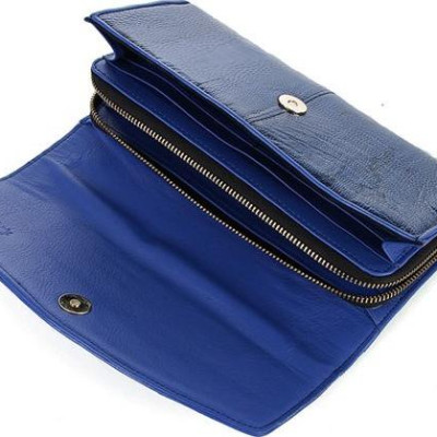 Túi đeo da đà điểu Huy Hoàng (xanh dương) HT6420