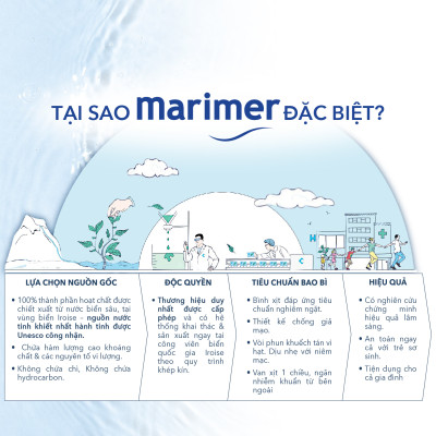 Combo Baby Marimer (Vệ Sinh Mũi Hàng ngày + Hỗ Trợ Phòng Ngừa Viêm Mũi)