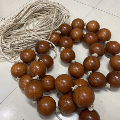 Vòng Lắc Eo Hạt Gỗ Hương Cao Cấp ( video , hình thật )