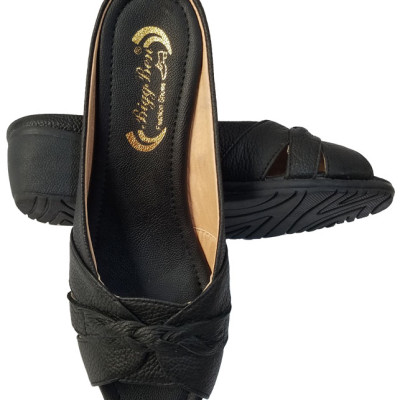 Dép Sục Nữ Hở Mũi BIGGBEN Da Bò Cao Cấp SBN32