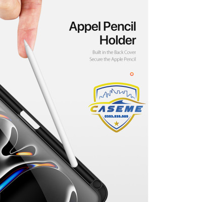 [iPad Air 6 M2] Bao Da Dành Cho iPad Air 6 11 inch M2 2024, iPad Air 6 13 inch M2 2024 Dux Ducis Domo Series Có Khe Cắm Bút - Hàng Chính Hãng