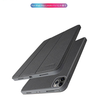 Bao da chính hãng Mutural cao cấp cho iPad Pro 11.0 2020 có khay đựng bút - Đen