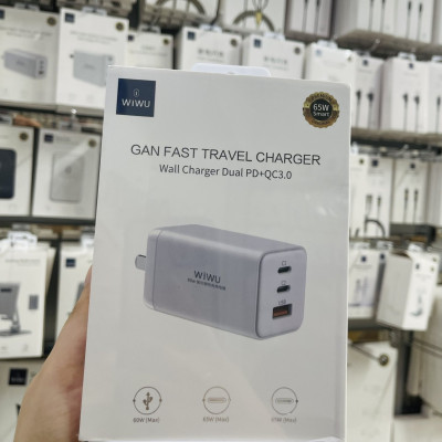 Củ Sạc Gan Fast USB C 3 trong 1 X-TR-259ACN Dành Cho Iphone, Máy Tính Xách Tay, Samsung Hỗ Trợ Sạc Nhanh - Hàng Chính Hãng