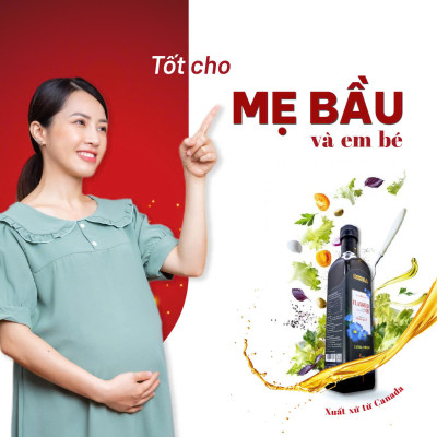 Dầu hạt lanh ép lạnh bền nhiệt DAHALA 500 ml, Giaù Omega 3,6,9