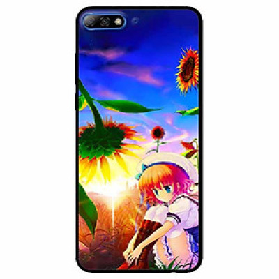 Ốp lưng dành cho Huawei Y7 Prime 2018 mẫu Cô Gái Hướng Dương Buồn