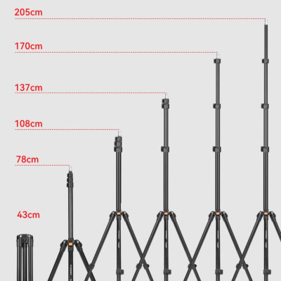 Tripod Yunteng VCT-5228 Đa Năng - Chân Đế Quay Phim Chụp Ảnh Chuyên Nghiệp, Cao Tối Đa 210cm - Hàng chính hãng