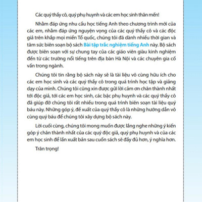 The Langmaster - Bài Tập Trắc Nghiệm Tiếng Anh Lớp 6 Tập 2- Có Đáp Án (Tái Bản 01)