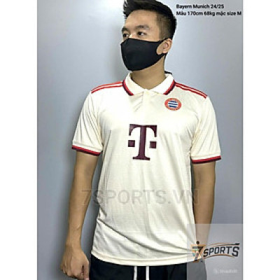 Áo Bóng Đá Retro Bayern Munich 2024/2025 - Sân Khách Thứ 3 bản cao cấp vải Cotton Polyester
