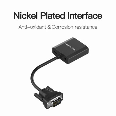 Bộ chuyển đổi VGA Male to HD Female Giao diện đầu ra đa phương tiện độ nét cao 50cm