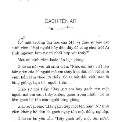 Câu Chuyện Nhỏ - Hàm Ý Lớn
