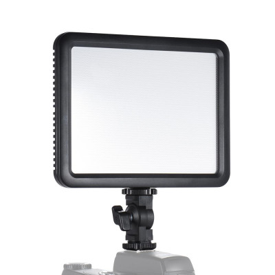 Bảng điều khiển ánh sáng video LED có thể thay đổi độ sáng 12W siêu mỏng chiếu sáng trên máy ảnh 3200K-5600K Godox LEDP120C