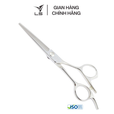 Kéo cắt tóc LS lưỡi thẳng quai offset vênh đỡ ngón cố định PSO/5.5