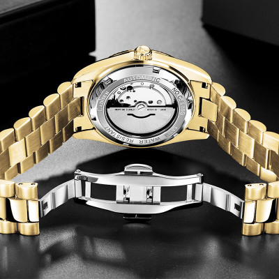 Đồng Hồ Nam Cadisen C8185M5 Chính Hãng Full Box Chống Nước Kính Chống Xước Dây Thép BH 2 Năm Máy Cơ