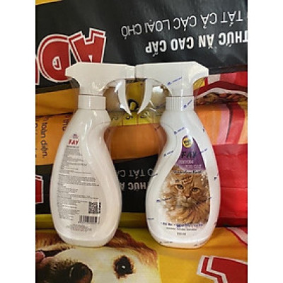 Xịt Tắm Khô Khử Mùi Chó Mèo FAY GROOM FOR DOG - CAT 350ML
