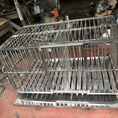 Chuồng chó Inox Juno Sofa KT (80 x 1,2m x 90cm) Không có mái che 