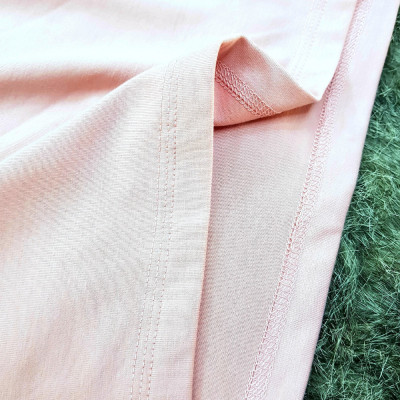 Áo thun nam nữ 80% Cotton Pink09